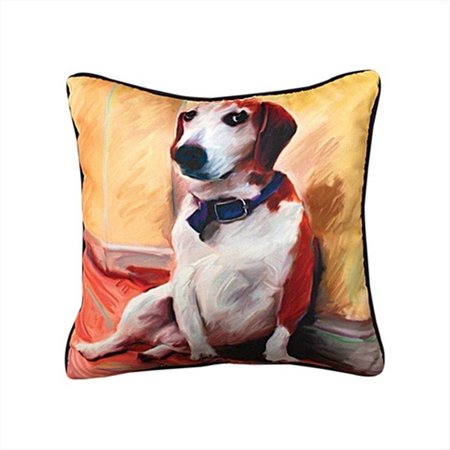 MANUAL WOODWORKERS & WEAVERS Manual Woodworkers and Weavers SLBBBG Paws And Whiskers Being A Beagle Printed Pillow 18 X 18 in. SLBBBG